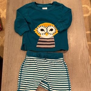 Hanna Andersson 12-18m Owl outfit